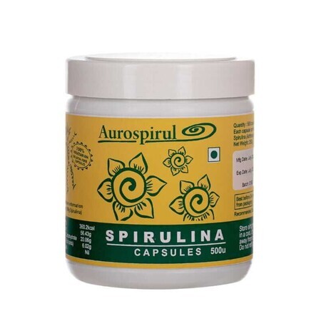 Spirulina 500 capsule Aurospirul