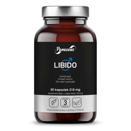 Libido Panaseus 50 capsules voor mannen