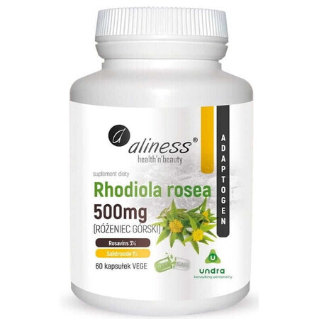 Rhodiola rosea 500mg (Rhodiola rosea) 60vcaps Aliness