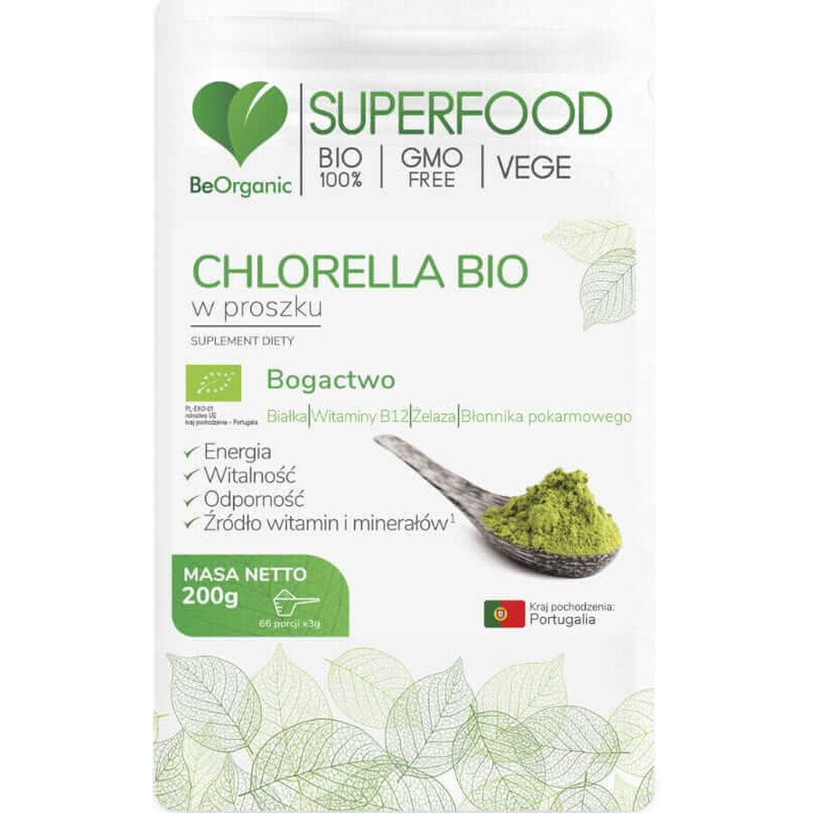 BeOrganic Organische Chlorella 200g