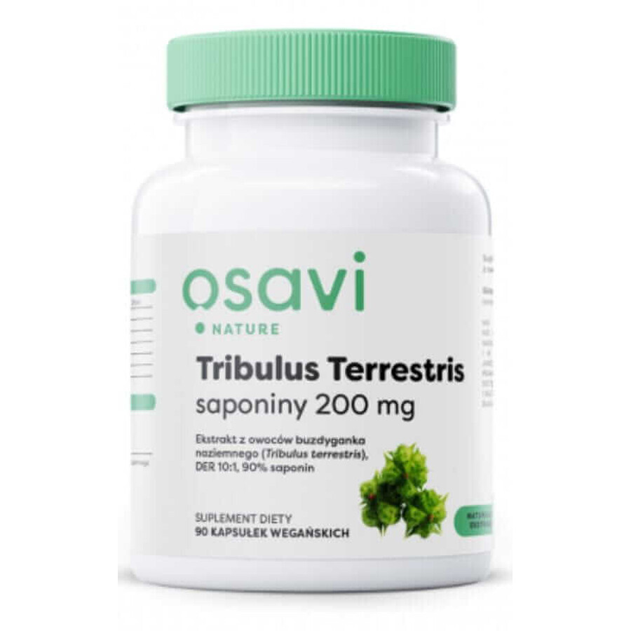 Osavi Tribulus Terrestris, saponinen 200 mg - 90 capsules (foelie)