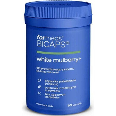 Bicaps Blackberry White+ 60 capsules Vormen