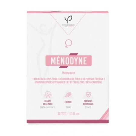 Menodyne Menopause 30 capsules - Labolatoires Yves Ponroy