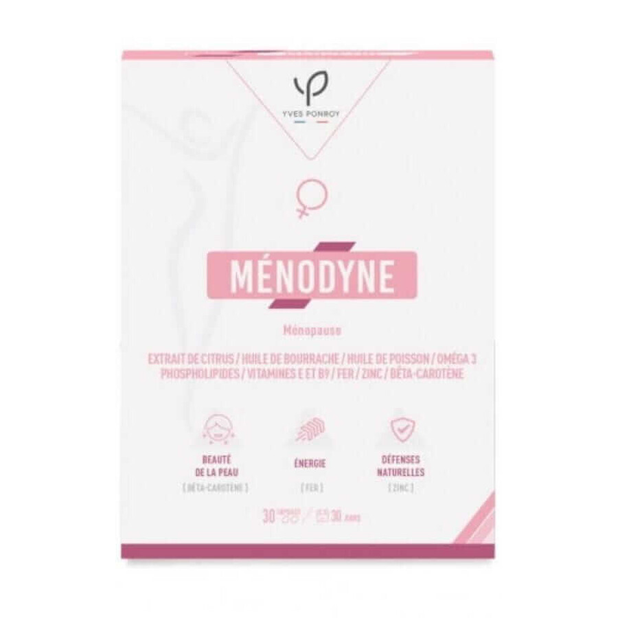 Menodyne Menopause 30 capsules - Labolatoires Yves Ponroy