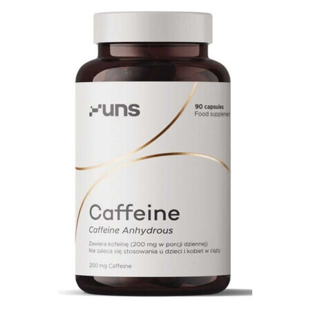 Caffeine 200mg 90 capsules UNS