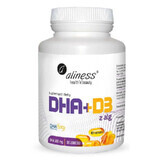 Omega DHA from algae + D3 60 capsules Aliness