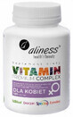 Premium Vitaminecomplex voor vrouwen 120 plantaardige tabletten, Aliness