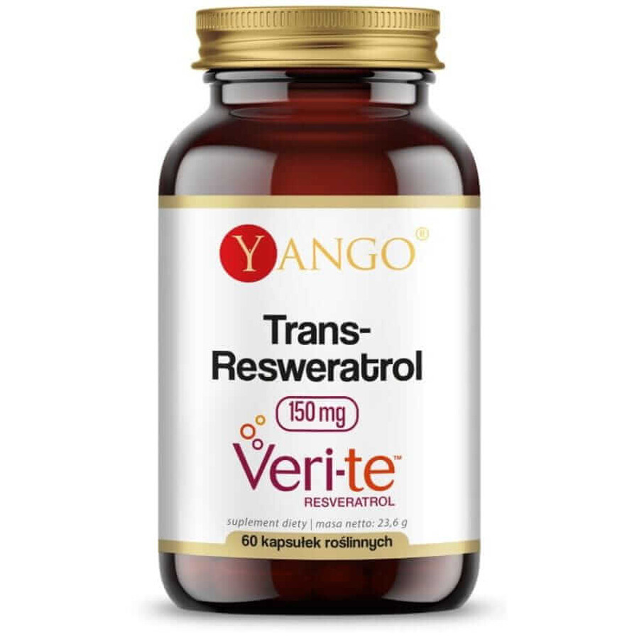 Trans resveratrol Veri-te 60 capsules Yango