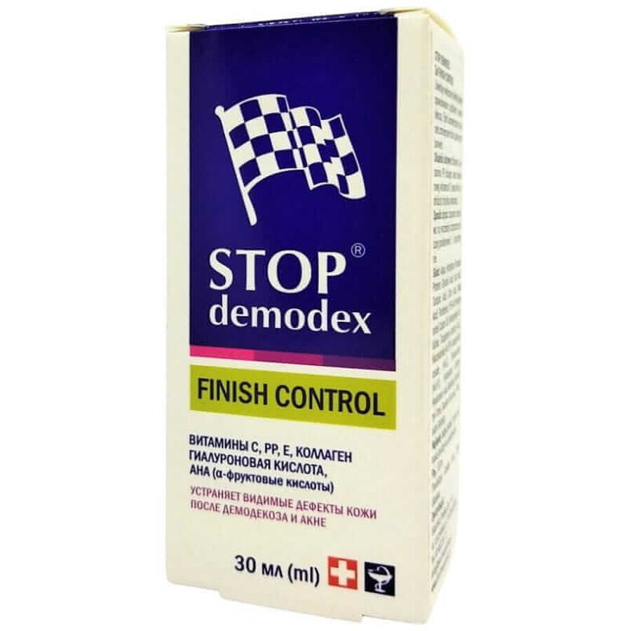 Stop Demodex Finish Control Gezichtsgel - 30ml, Biosphere