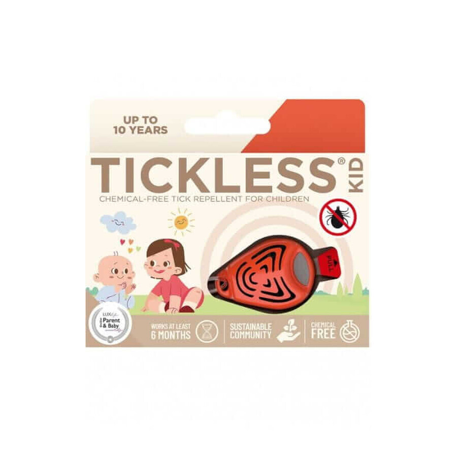 TICKLESS KIDS ORANGE Repelente ultrasónico de garrapatas para niños