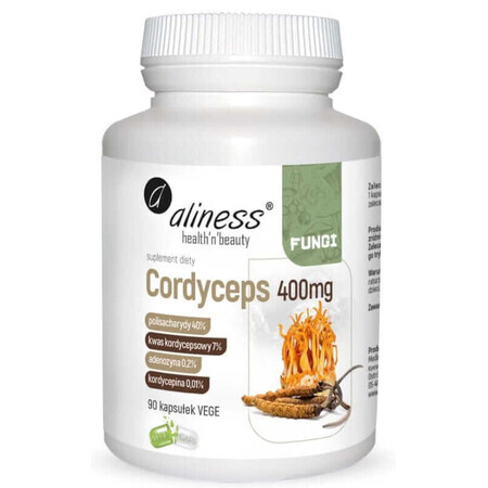 Cordyceps 400mg (90 Vege caps) Aliness