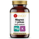 Magnesium + potassium organic forms 90 capsules Yango