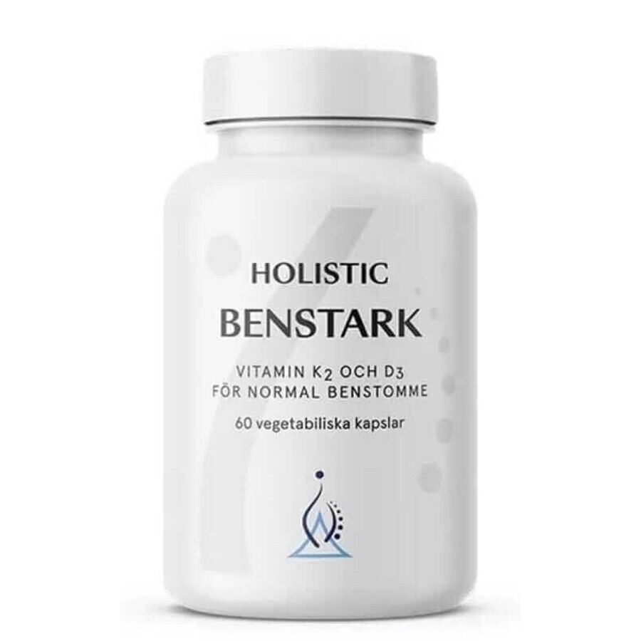 Holistic Benstark Benstark K2, D3, C, Boron, Magnesium, Zinc, Manganese - 60 veget veget caps