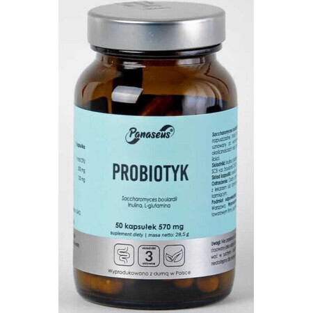 Probiotic Saccharomyces boulardii 50 capsules Panaseus