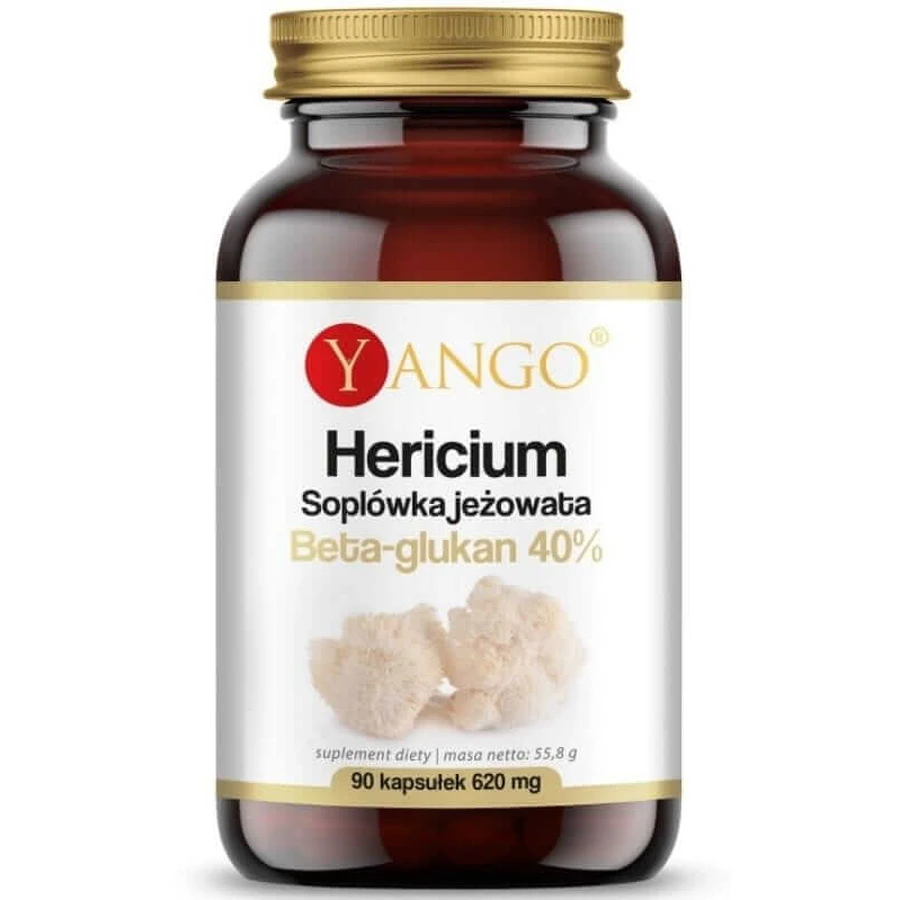 Hericium - Sophora coneflower - 40% Beta-glucaan - 90 capsules Yango