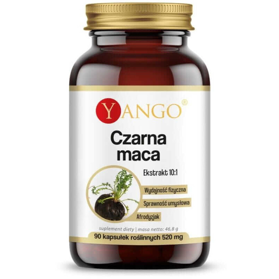 Zwarte Maca 90 capsules Yango