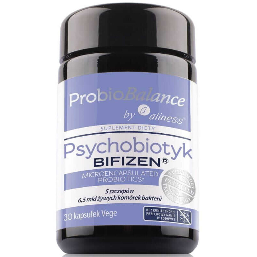 ProbioBalance Psychobiotic BIFIZEN 6,5 Milliarden x 30 vegetarische Kapseln. Aliness