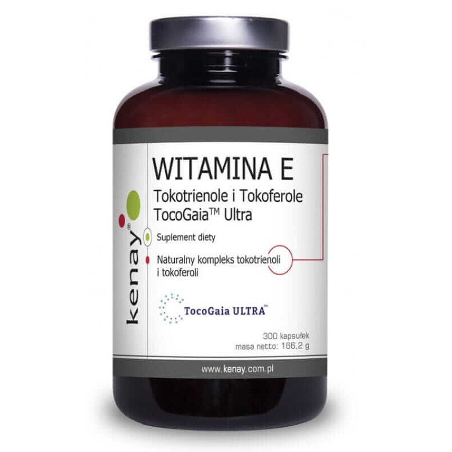 Vitamine E Tocotriënolen en Tocoferolen TocoGaia 300 capsules Kenay