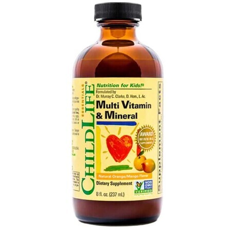 Multi Vitamin & Mineral Multivitaminico e minerale per bambini 237 ml Child Life