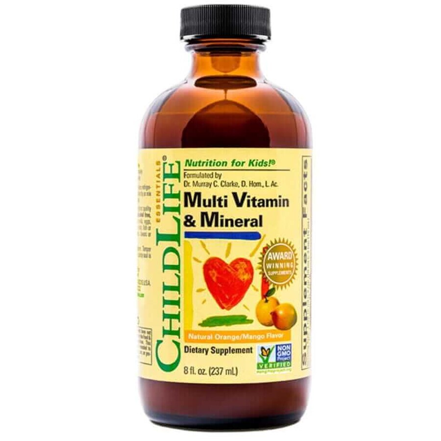 Multi Vitamin & Mineral Multivitaminico e minerale per bambini 237 ml Child Life