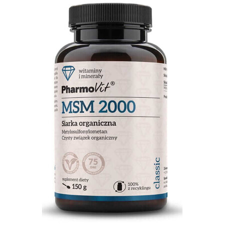 MSM 2000 Sulf organic 150 g Pharmovit