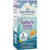 Baby's DHA Trane - DHA acids for children with vit. D3, 60 ml Nordic Naturals