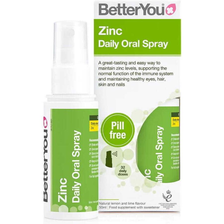 BetterYou Zinc Daily Oral Zinc Spray 50 ml