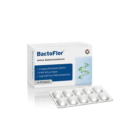 BactoFlor 90 gélules INTERCELL Pharma Probiotique