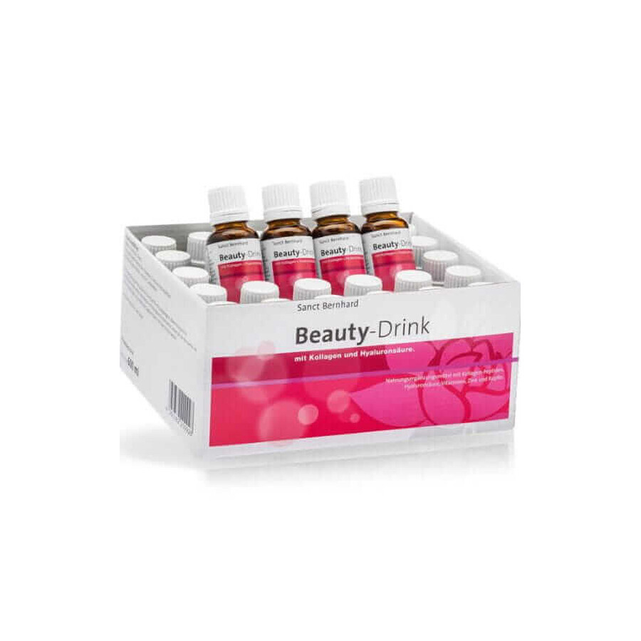 Beauty drink 30x 20 ml - collagene, acido ialuronico, vitamine Sanct Bernhard