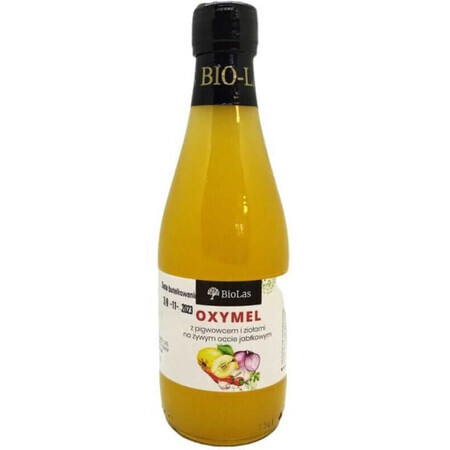 Oxymel 330ml avec coing et herbes sur vinaigre de cidre de pomme vivant