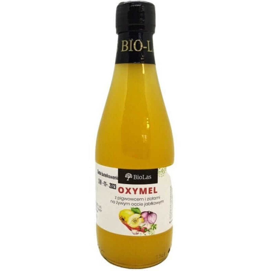 Oxymel 330ml avec coing et herbes sur vinaigre de cidre de pomme vivant