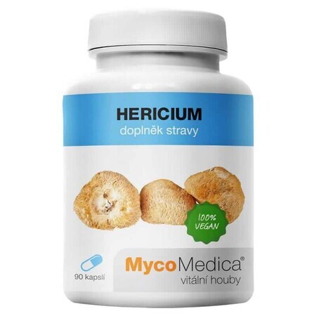 Hericium (zonnehoed) 30% polysacharide 90 capsules MycoMedica