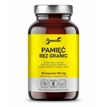 Geheugen zonder grenzen Panaseus 50 capsules