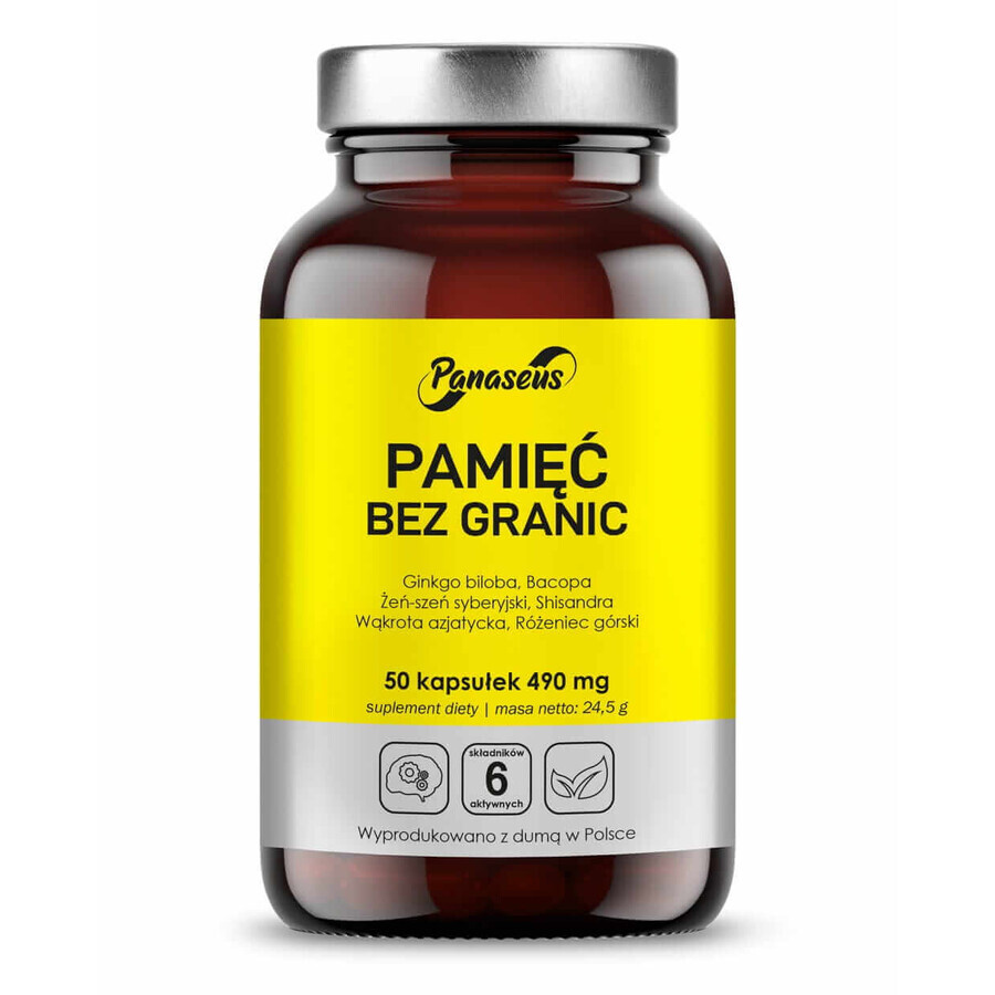 Geheugen zonder grenzen Panaseus 50 capsules