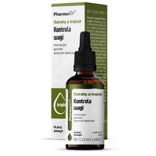Extracten in druppels Gewichtscontrole 30 ml Pharmovit Clean Label