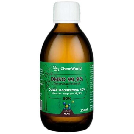 DMSO Dimethylsulfoxide with magnesium (sulfate) - 60% solution (250 ml) ChemWorld