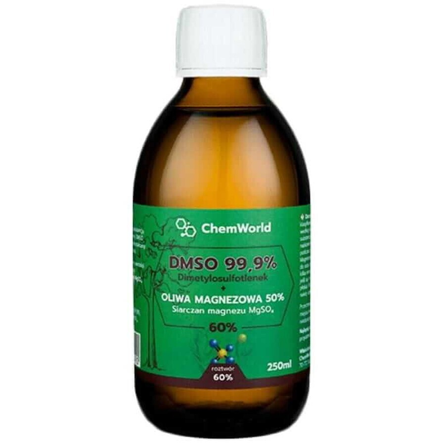 DMSO Dimethylsulfoxide with magnesium (sulfate) - 60% solution (250 ml) ChemWorld