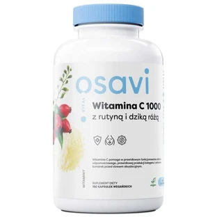 Osavi Vitamine C 1000 avec Rutine et Rose Sauvage 180 gélules