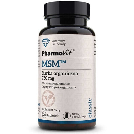 MSM sulf organic, 120 comprimate Pharmovit Classic