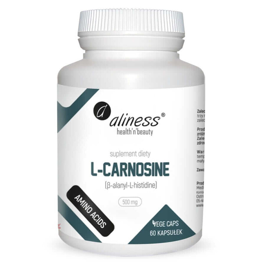 L-carnosina carnosina 500 mg (60 cápsulas) Aliness