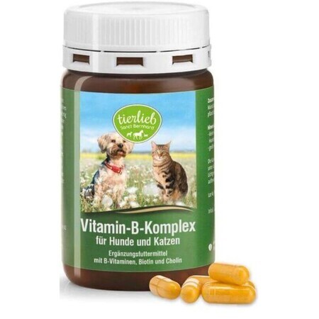 Vitamine B complex voor honden en katten 120 capsules Tierlieb Sanct Bernhard