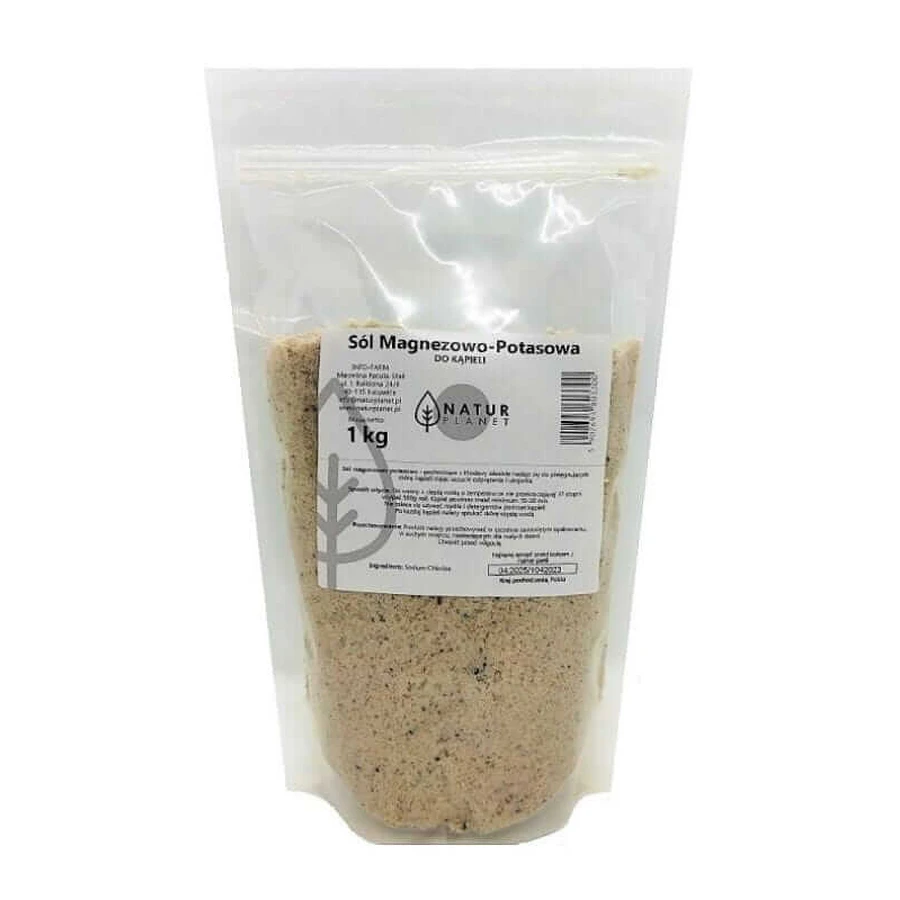 Badzout met magnesium-kalium 1kg Natur Planet