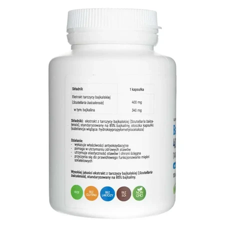 Baikal (Baikal-Schilddrüse) Extrakt 85% 400 mg (100 Kapseln) Aliness