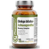 Ginkgo biloba + Ashwagandha Memory Complex 60 capsules PharmoVit Clean Label