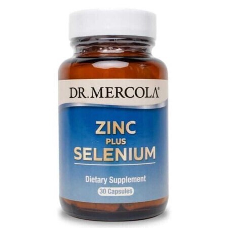 Zink met selenium - Zink plus selenium 30 capsules DR Mercola