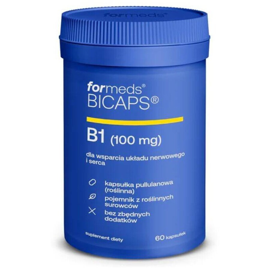 BICAPS B1 (Tiamina) 60 capsule vegetali - Formeds