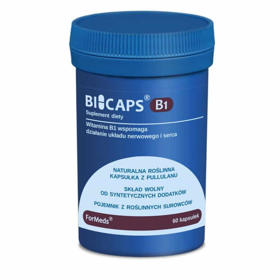 BICAPS B1 (Tiamina) 60 capsule vegetali - Formeds