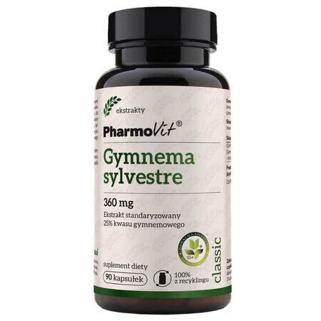 Gymnema sylvestre 360 mg 90 capsules Pharmovit