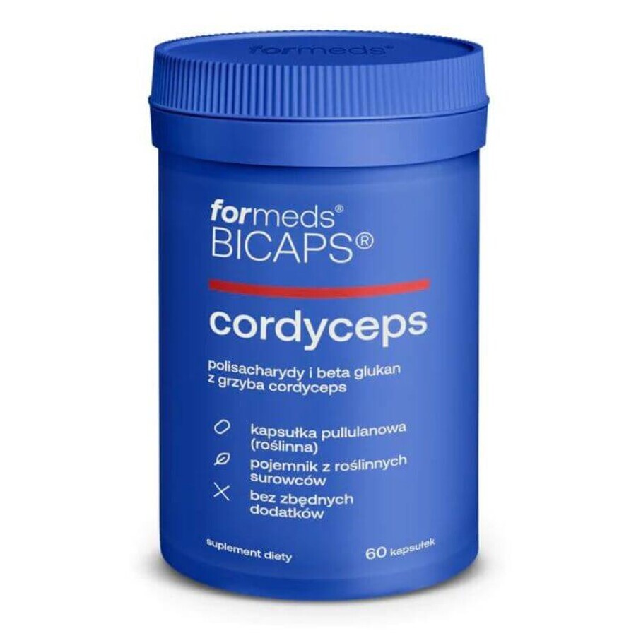 Bicaps Cordyceps 60 cápsulas - Formeds