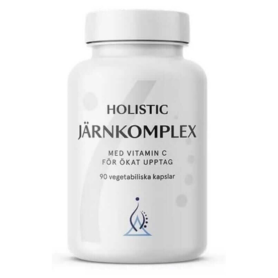 Holistic JärnKomplex (fer + vitamine C) 90 gélules